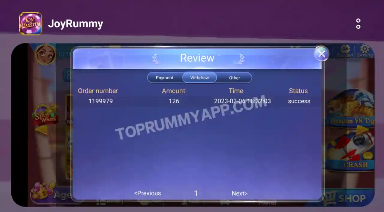 Joy Rummy App Payment Proof All Rummy App List 41 Bonus