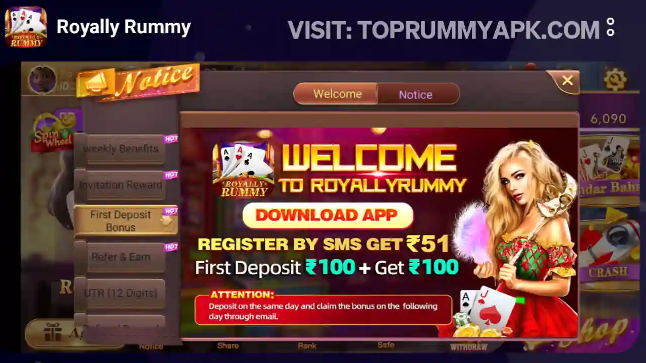 Rummy Royally App Bonus Top Rummy App