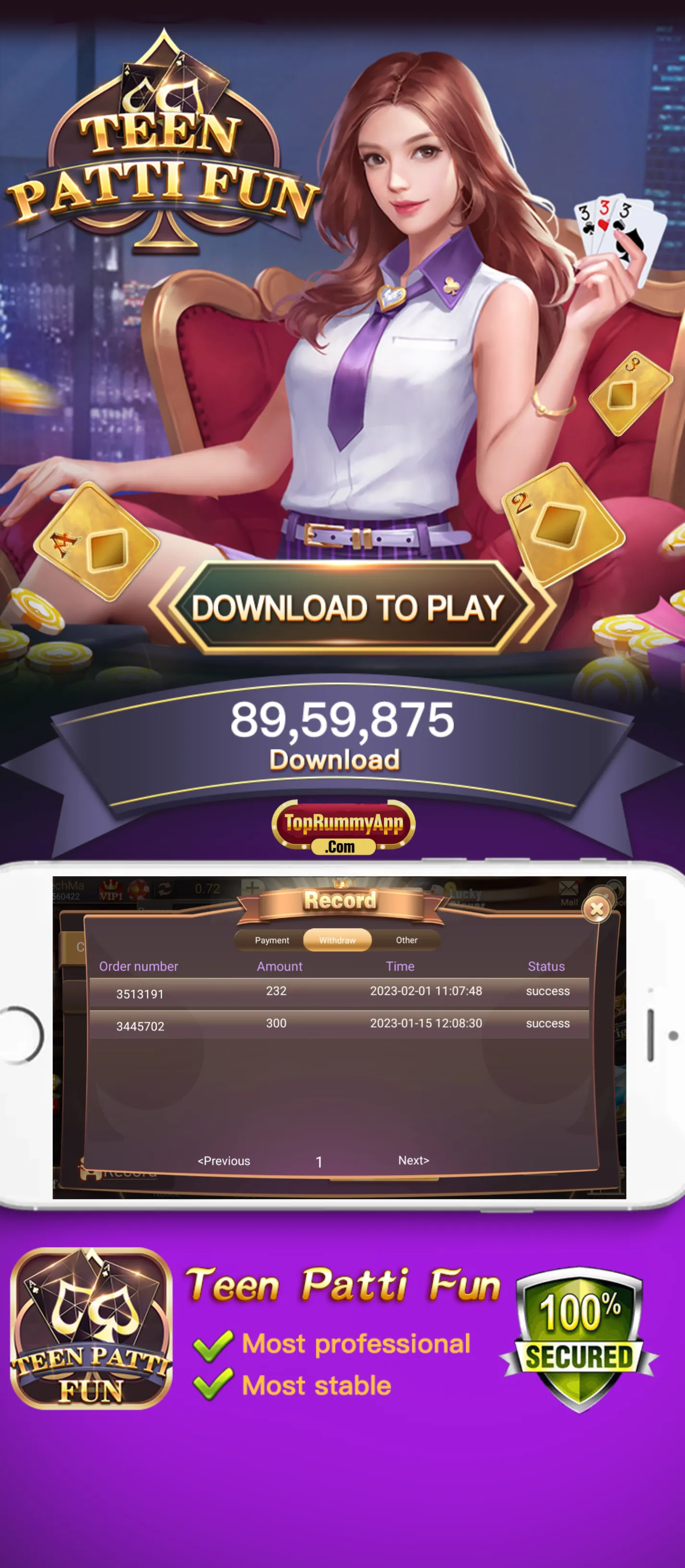 Teen Patti Fun App Top Rummy App