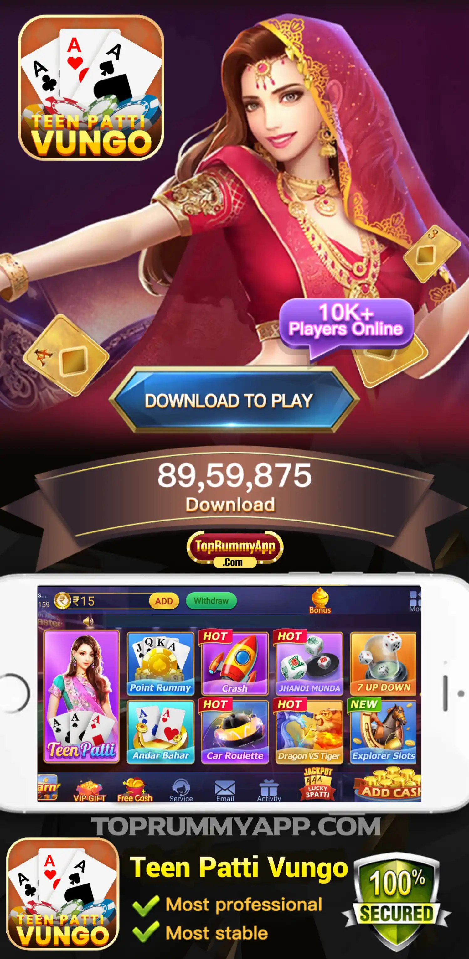 Teen Patti Vungo Apk Download Top Rummy App List 2023