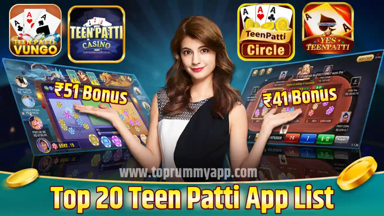 Top 20 Teen Patti App List 2023